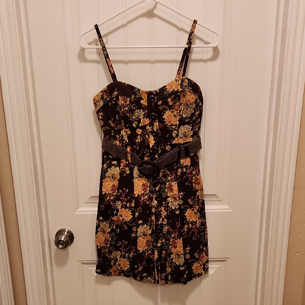 Floral Chocolate Women's Dress